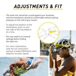 FINIS Stablity Snorkel 13 FINIS Stablity Snorkel -Swim Gear Central 1.05.021 Usage.Main 22