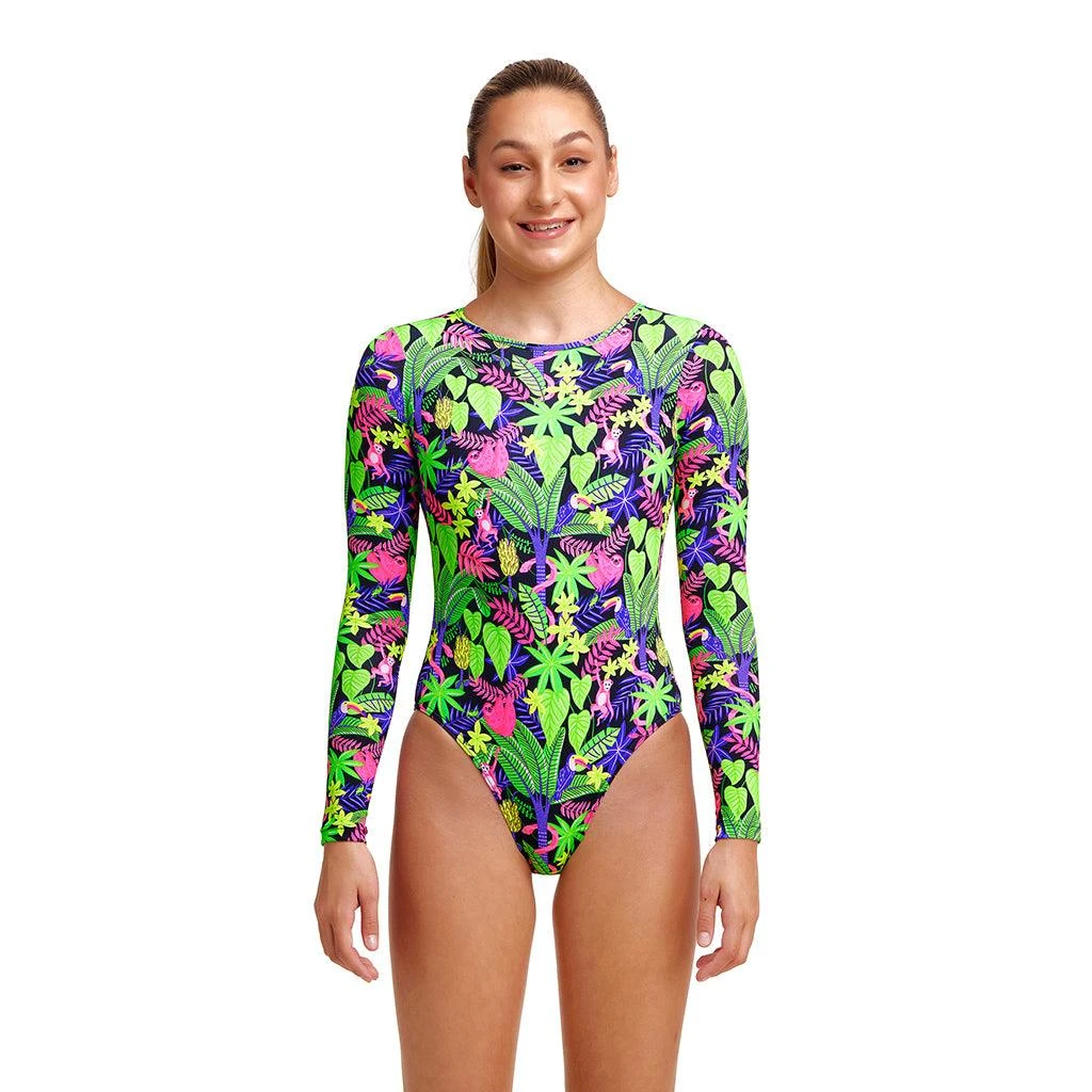 Funkita Girls Sloth Slumber Long Shot One Piece 2 Funkita Girls Sloth Slumber Long Shot One Piece - Image 2