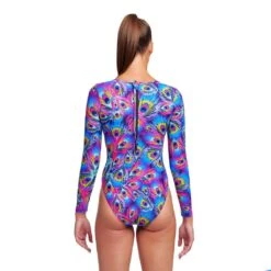 Funkita Ladies Peacock Paradise Long Shot One Piece 8 Funkita Ladies Peacock Paradise Long Shot One Piece -Swim Gear Central FKS060L PEACOCK PARADISE 02