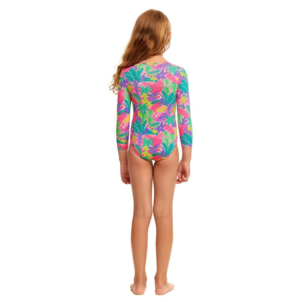 Funkita Toddler Girls Sun Cover One Piece Jungle Party 3 Funkita Toddler Girls Sun Cover One Piece Jungle Party - Image 3