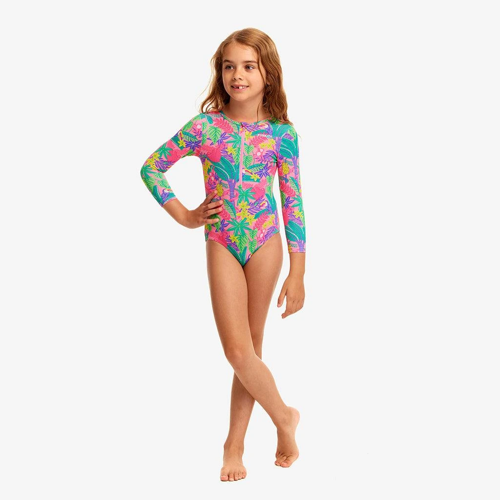 Funkita Toddler Girls Sun Cover One Piece Jungle Party 1 Funkita Toddler Girls Sun Cover One Piece Jungle Party