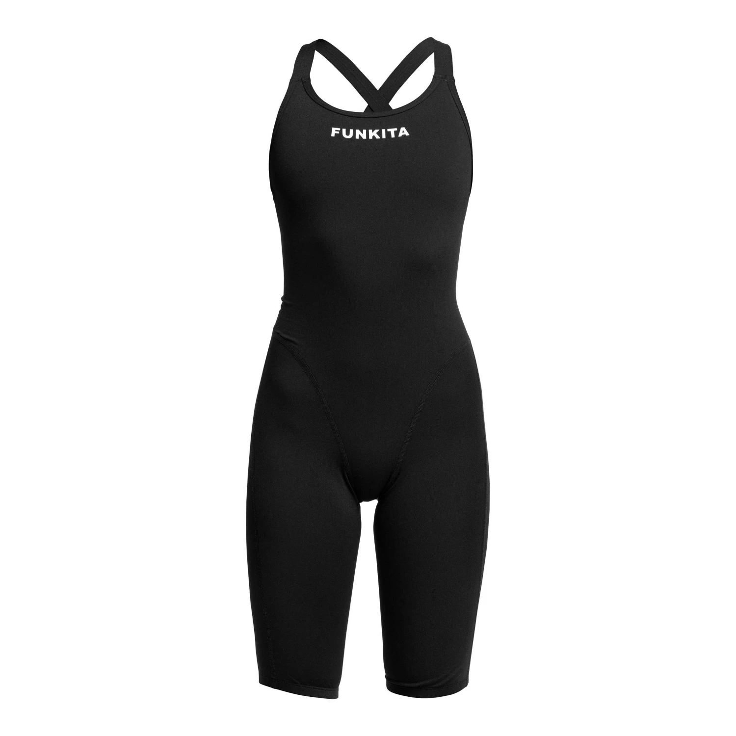 Funkita Womens Fast Legs One Piece Still Black 1 Funkita Womens Fast Legs One Piece Still Black