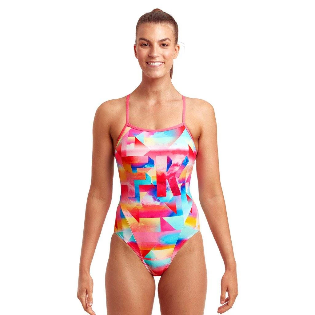 Funkita Ladies Single Strap One Piece Sun Setter 1 Funkita Ladies Single Strap One Piece Sun Setter