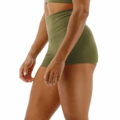 TYR GYM Women’s Olive Night High Rise 2" Short -Swim Gear Central FTMRSS3A 932 alt03