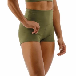 TYR GYM Women’s Olive Night High Rise 2" Short -Swim Gear Central FTMRSS3A 932 alt06