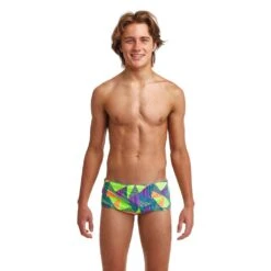Funky Trunks Boys Sidewinder Trunks Cross Bars