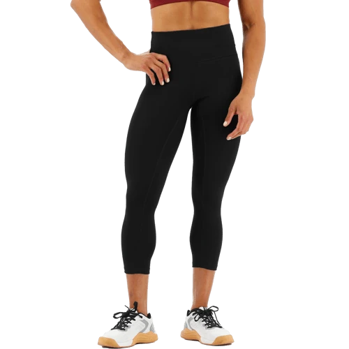 TYR GYM Women’s Black High Rise 3/4 Leggings 1 TYR GYM Women’s Black High Rise 3/4 Leggings