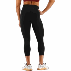 TYR GYM Women’s Black High Rise 3/4 Leggings 7 TYR GYM Women’s Black High Rise 3/4 Leggings -Swim Gear Central FTTMRS3A 001 main02