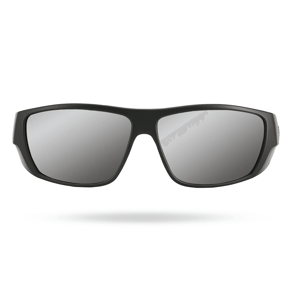 TYR Knox Mens Wrap Sunglasses Silver Black 3 TYR Knox Mens Wrap Sunglasses Silver Black - Image 3