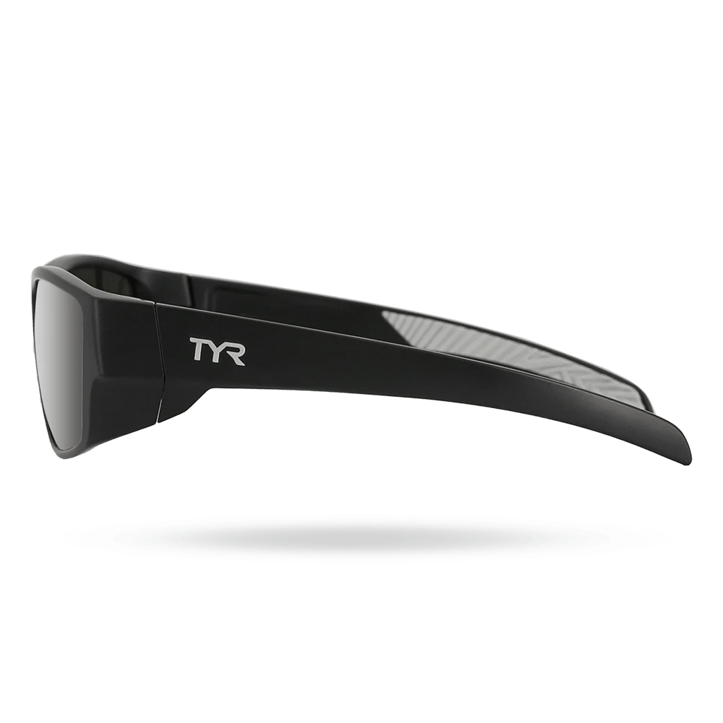 TYR Knox Mens Wrap Sunglasses Silver Black 2 TYR Knox Mens Wrap Sunglasses Silver Black - Image 2