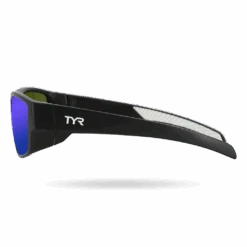 TYR Knox Mens Wrap Sunglasses Blue Black 6 TYR Knox Mens Wrap Sunglasses Blue Black -Swim Gear Central LSKNX 422 alt06