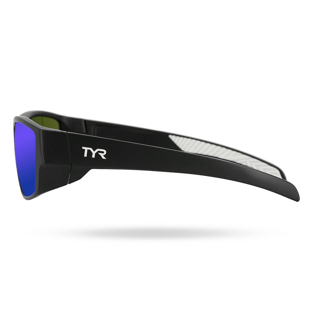 TYR Knox Mens Wrap Sunglasses Blue Black 3 TYR Knox Mens Wrap Sunglasses Blue Black - Image 3