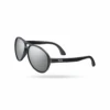 TYR Goldenwest Small Silver/Black Aviator HTS Sunglasses