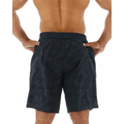 TYR Hydrosphere™ Men's Lined 7" Unbroken Shorts - Blackout Camo -Swim Gear Central MUSLBC3A 001 main02
