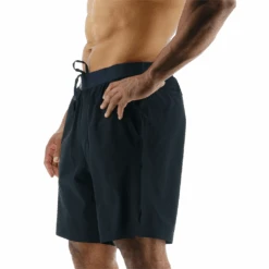 TYR GYM Mens Unbroken Lined 7" Black Short -Swim Gear Central MUSLSO3A 001 alt04