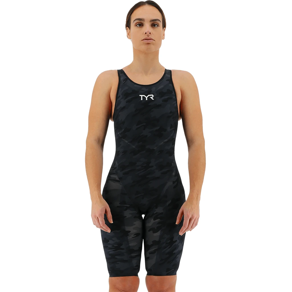 TYR Venzo Camo Black Open Back Race Suit 1 TYR Venzo Camo Black Open Back Race Suit