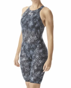 TYR Female Avictor Supernova Closed Back - Black-Grey -Swim Gear Central astc6 088 alt05 1