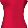 TYR Female Durafast One Solid Red Diamondfit Swimsuit