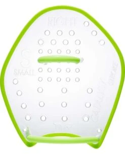 TYR Catalyst Stroke Training Paddles -Swim Gear Central lcatstk green clear rt 1