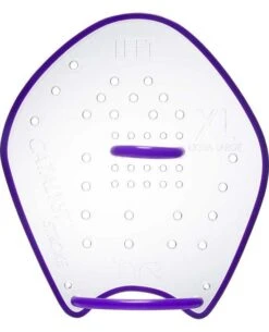 TYR Catalyst Stroke Training Paddles -Swim Gear Central lcatstk purple clear lt 1