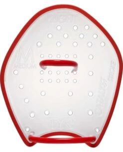 TYR Catalyst Stroke Training Paddles -Swim Gear Central lcatstk red dull rt 1