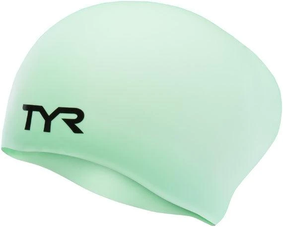 TYR Adult Long Hair Silicone Wrinkle-Free Swim Cap 4 TYR Adult Long Hair Silicone Wrinkle-Free Swim Cap - Image 4