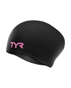 TYR Adult Long Hair Silicone Wrinkle-Free Swim Cap 18 TYR Adult Long Hair Silicone Wrinkle-Free Swim Cap -Swim Gear Central lcslb 121