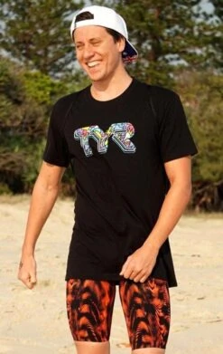 TYR Flat Brim Aus Trucker Hat -Swim Gear Central nick cap