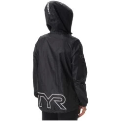 TYR Womens Black Elite Team Windbreaker 5 TYR Womens Black Elite Team Windbreaker -Swim Gear Central wfzw2a 001up alt06 10